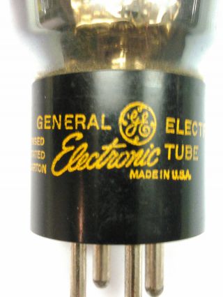 Vintage GE 2A3 Vacuum Tube Black Glass Made In USA 4