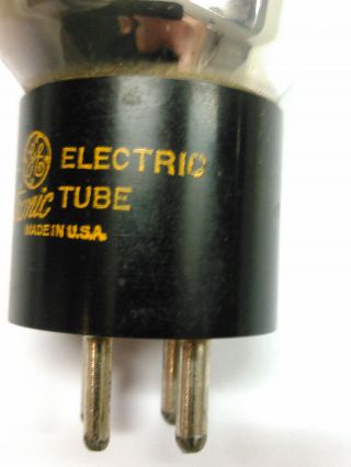 Vintage GE 2A3 Vacuum Tube Black Glass Made In USA 5