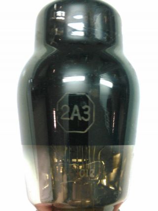 Vintage GE 2A3 Vacuum Tube Black Glass Made In USA 6