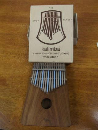 1996 Vintage The Hugh Tracey Treble 17 Note Kalimba Made In South Africa