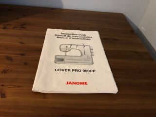 Janome CoverPro 900CPX Coverstitch Machine Rarely 3