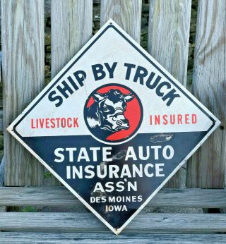 Rare Vintage State Auto Insurance Ass 