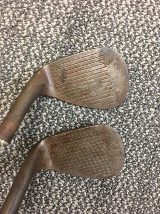 National Custom Don White Wedges 54 And 58 Degrees.  Heads Only.  Rare 3