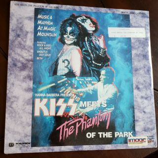 Kiss Meets The Phantom Of The Park Laserdisc Factory Rare Laserdisk