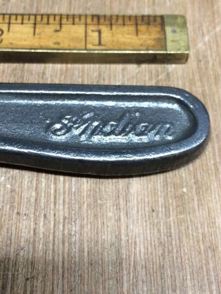 Rare Vintage Indian Motorcycle 7 Inch Adjustable Wrench Double Sided Logo 2