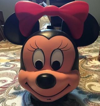 [great Condition] Vintage Disney Aladdin Minnie Mouse Head Lunch Box