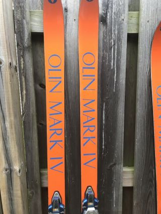 2 OLIN MARK IV Skis From The 80s.  Same Skis James Bond 2