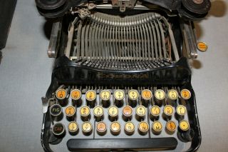 Vintage Folding Corona Portable Typewriter in Case with Paperwork 5