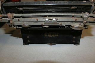 Vintage Folding Corona Portable Typewriter in Case with Paperwork 7