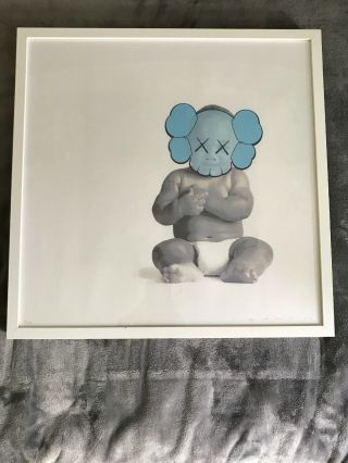 2006 Fake Kaws “infant Print” 20 X 20.  Poster.  Rare “signed,  Dated”