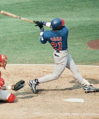 Rare 1998 Rawlings Sammy Sosa Game Bat Chicago Cubs MVP Season 66 HRs 3