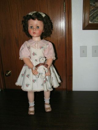 31”big Sweet Sue Vintage Walker Doll Jointed 1950s In Dress