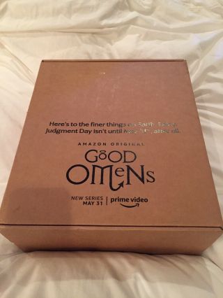 Good Omens Amazon Prime Complete Press Kit : Rare Nib In Orig Box 11lbs