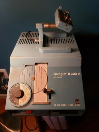 Vintage Vibrograf B200a Watch Timing Machine Timographer Watchmakers Tool