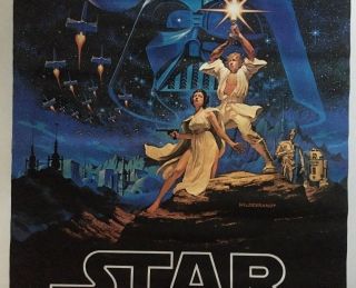Star Wars Vintage Movie Poster Pin - up Hilderbrandt 1977 Fox Factors 3