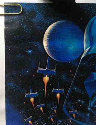 Star Wars Vintage Movie Poster Pin - up Hilderbrandt 1977 Fox Factors 5