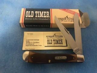 Vintage Usa Schrade Old Timer Model 94ot Trapper Knife Mint/near