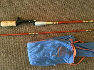 Vintage Heddon Pal 6906 Mark Iv 6 1/2 " Flex Action Spin Casting Fishing Rod