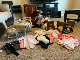 1990 Vintage American Girl Samantha Doll.  All Furniture And Clothes.