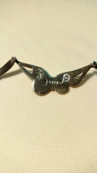 VERY VINTAGE - MARGOT DE TAXCO 5344 - LOVELY STERLING SILVER NECKLACE/CHOKER - MEXICO 6