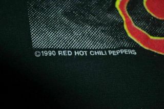 1990 Vintage RED HOT CHILI PEPPERS Concert Tour T - Shirt Tee Size XL RARE 2