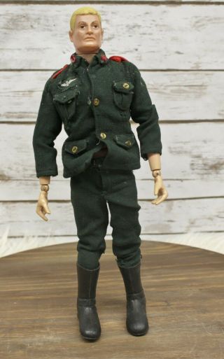 Vintage 1964 Gi Joe Action Figure Patent Pending Green German Military Outfit