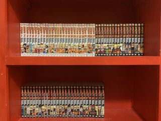 Naruto By Masashi Kishimoto Manga Volumes 1 - 72 English Complete Full Set Rare