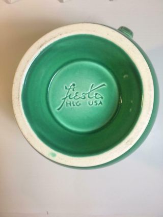 HLC Vintage Fiesta Green Carafe 8
