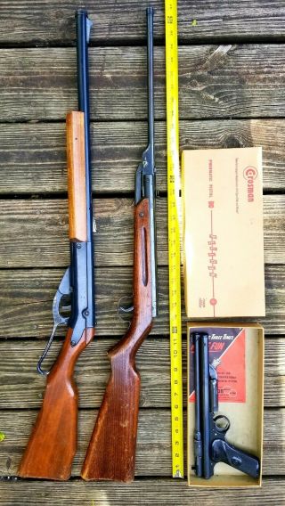 Vintage Daisy 220,  117 Cal Pellet Gun & 96 Bb Gun & Crosman 137 Pistol