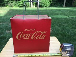 Vintage Coca Cola Cardboard Cooler - Ww Ii Era - Rara