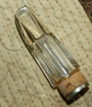 Vintage O’brien No.  5 Crystal Glass Clarinet Mouthpiece O Brien Ocb - 63