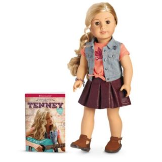 Retired American Girl 18 " Tenney Grant Doll & Book In