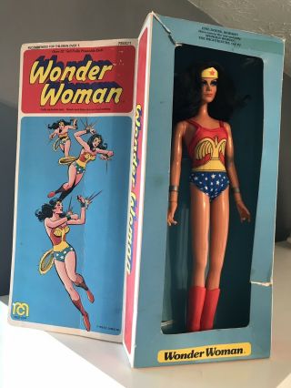 1976 12 " Mego Lynda Carter Wonder Woman Doll Vintage Vtg