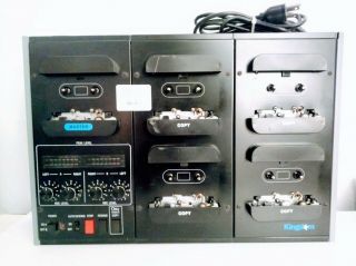Rare Kingdom One Touch Expandable Stereo Cassette Tape Duplicator Exc,