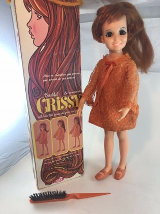 Ideal Crissy Chrissy Doll Hair To The Floor With Box Accs Vtg 1968 Toy