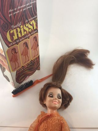 IDEAL CRISSY CHRISSY DOLL HAIR TO THE FLOOR WITH BOX accs VTG 1968 Toy 4