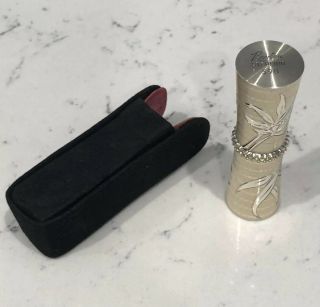 Vintage Revlon ‘futurama’ Sterling Silver Lipstick Case By Van Cleef & Arpels