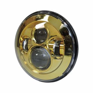 7 " Harley Davidson Motorcycle Headlight Gold Daymaker Led Replacement Light Bulb