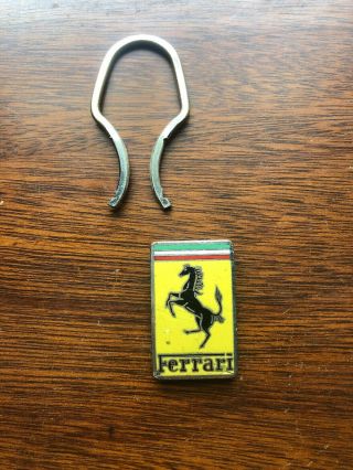 Vintage Mid 80s Ferrari key ring by A.  E.  Lorioli in Milano 4