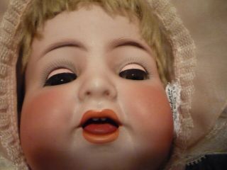 antique german doll K R simon halbig 126,  and 23 inches tall wobble tongue baby 5