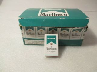 Mini Marlboro Menthol Cigarette Boxs | Wood Stick Matches | VINTAGE 2