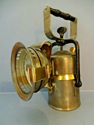 Early Vintage L.  N.  E.  R.  British Railway Inspectors Carbide Lamp C 1920s.