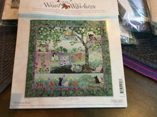 Wind in the whiskers Full quilt kit Rare Mckenna Ryan retired 2