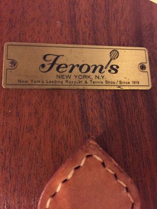 Vintage Multiple Tennis Racket Press - Feron ' s,  York 4
