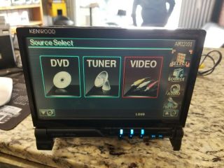 Kenwood Kvt - 512 Dvd Flip Out 7 " Tv Monitor Radio Screen Vintage Classic Audio