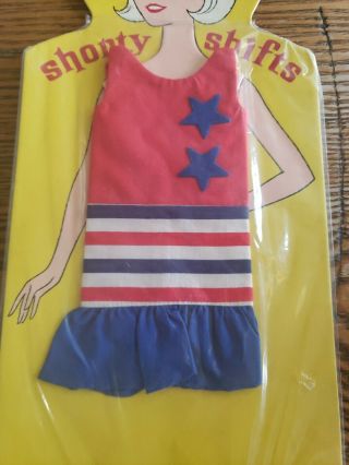 1960 ' s Ideal Tammy Misty Doll Shorty Shifts Outfit MOC 2