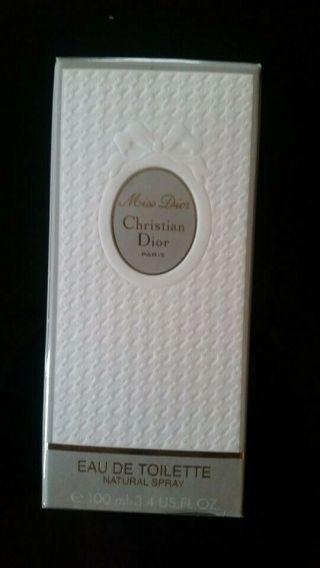 Vintage Perfume Miss Dior Christian Dior Eau De Toilette 100ml 3.  4oz Spray