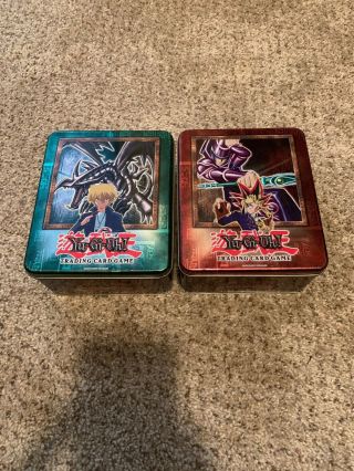 Vintage Yugioh Cards With Collectors Tins