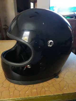 Vintage 1975 Bell Star Helmet Size 7 1/2 Black