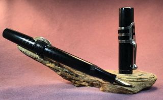 Vintage 1903 Conklin Cresent Mark Twain 3 Nl Fountain Pen 14k Flex Nib - Restored